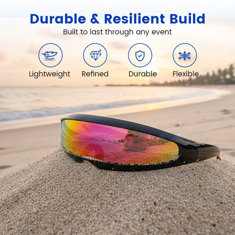 ⏳LAST DAY SALE 50% OFF🔥Lightweight Futuristic Shield Sunglasses