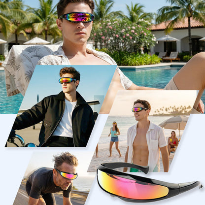 ⏳LAST DAY SALE 50% OFF🔥Lightweight Futuristic Shield Sunglasses
