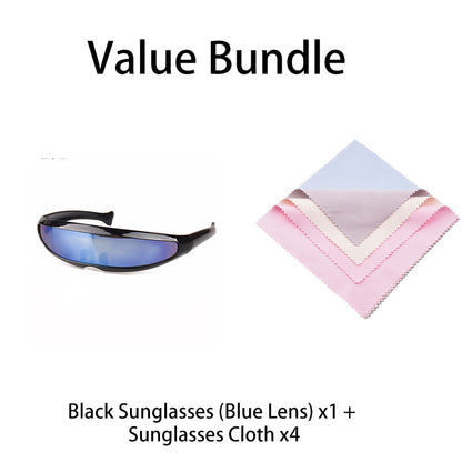 ⏳LAST DAY SALE 50% OFF🔥Lightweight Futuristic Shield Sunglasses