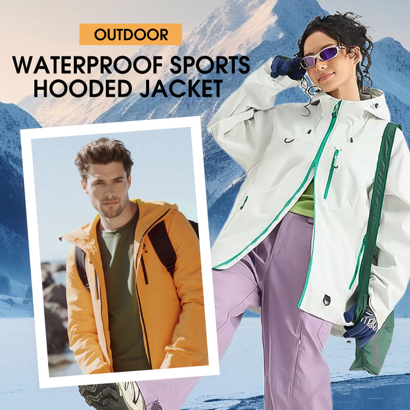 📢📢50%  OFF !! ⏰Outdoor Waterproof Sports Hooded Jacket