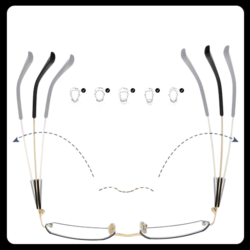 🥳2026 HOT SALE🥳💞50K+ SOLD!🔥Ultra-lightweight Geometric Shape Reading Glasses