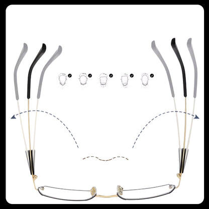 🥳2026 HOT SALE🥳💞50K+ SOLD!🔥Ultra-lightweight Geometric Shape Reading Glasses