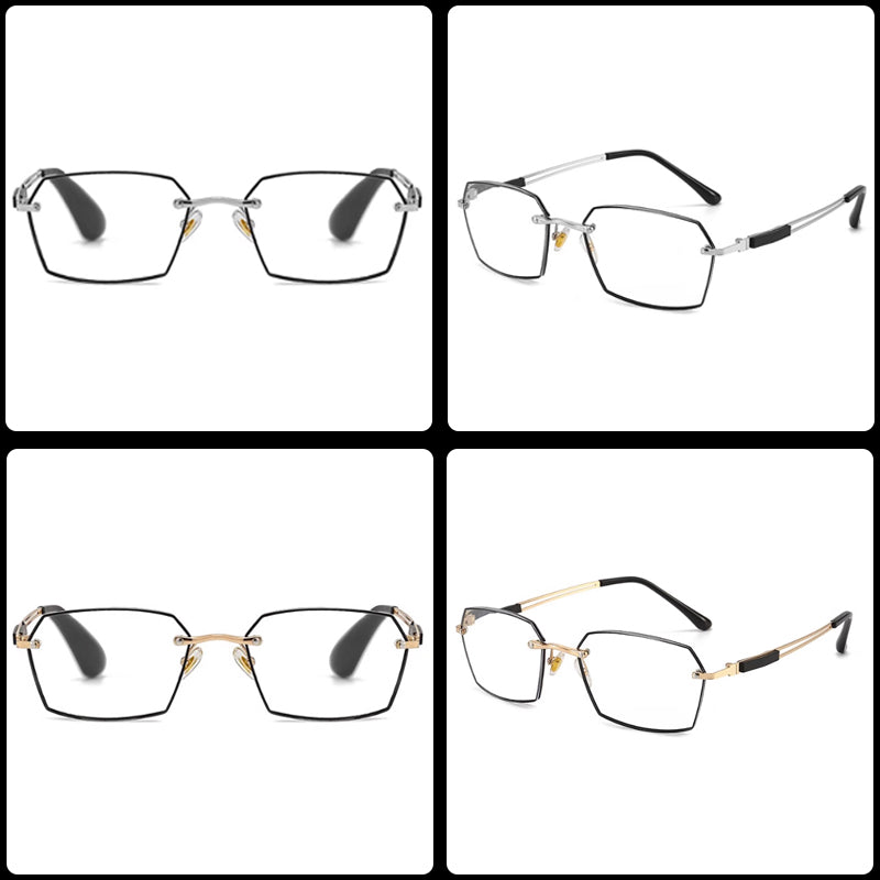 🥳2026 HOT SALE🥳💞50K+ SOLD!🔥Ultra-lightweight Geometric Shape Reading Glasses