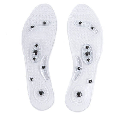 Massage insoles with magnetic therapy