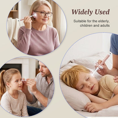 Luminous Ear Pick & Tweezer Set with Magnifier
