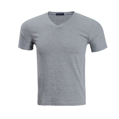 Classic V-Neck Cotton Short Sleeve T-Shirt