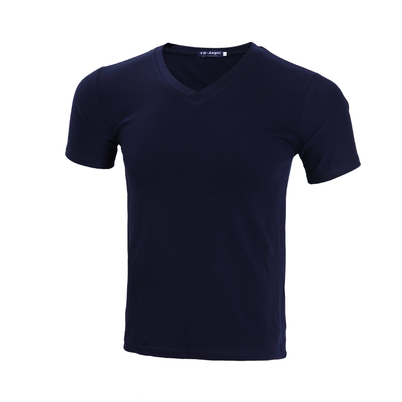 Classic V-Neck Cotton Short Sleeve T-Shirt