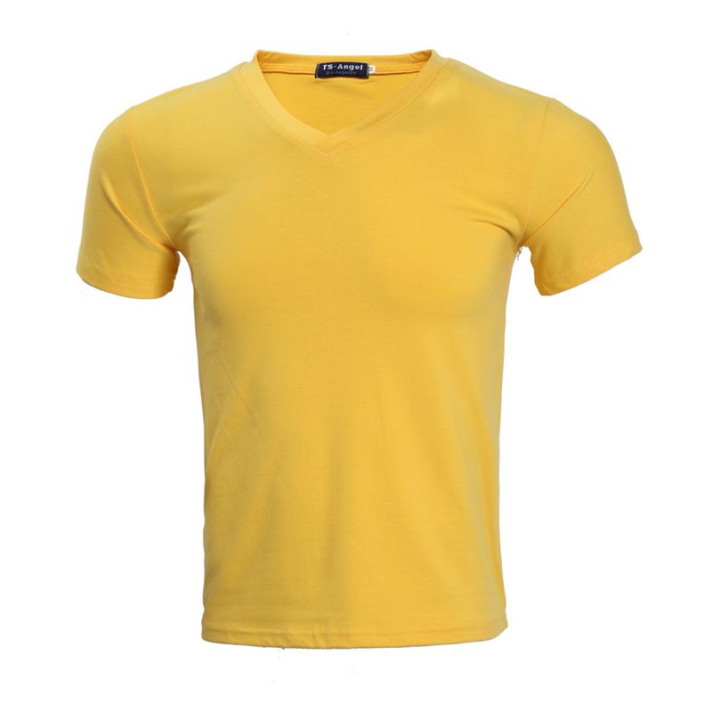 Classic V-Neck Cotton Short Sleeve T-Shirt