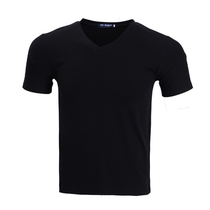 Classic V-Neck Cotton Short Sleeve T-Shirt