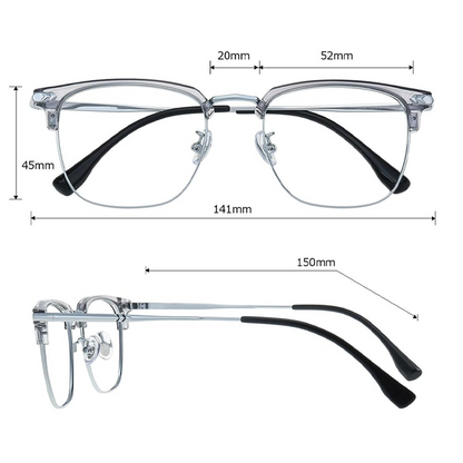 Fashion Half Frame Eyewear