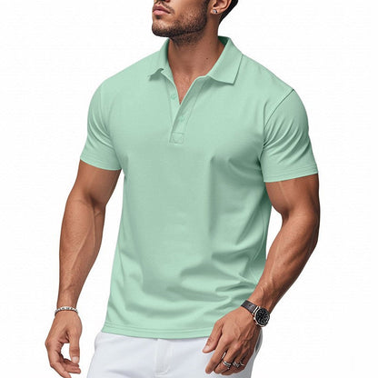 🥳2026 HOT SALE🥳💞50K+ SOLD!👔⚡ 50% OFF!👕Men's Quick-Dry Short-Sleeve Lapel T-Shirt