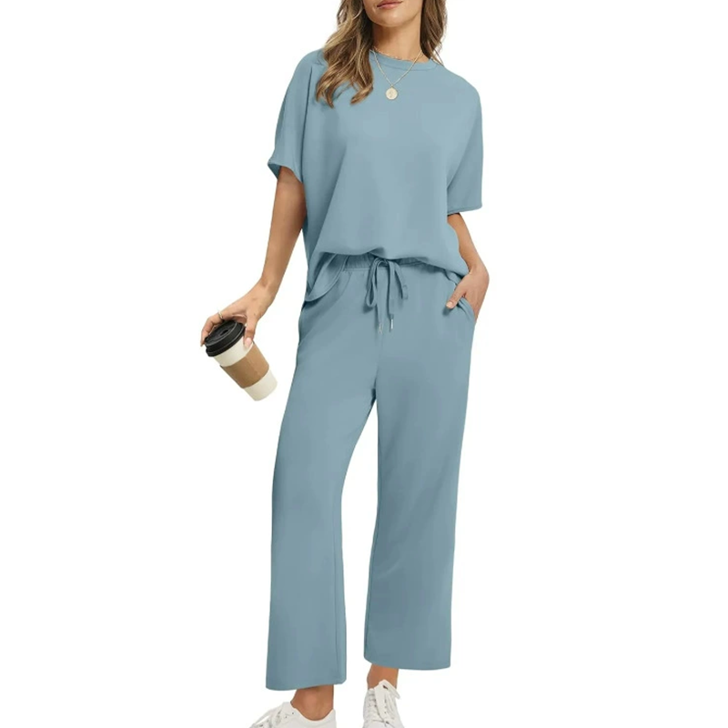 Women's Soft Casual Top and Pants Set