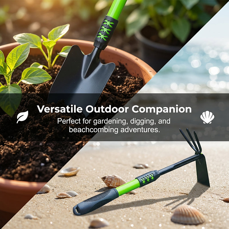 Garden Tool Set with Extended Long Handle