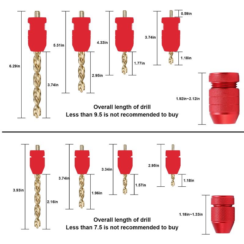 Aluminum Alloy Quick Change Drill Bit Adapter