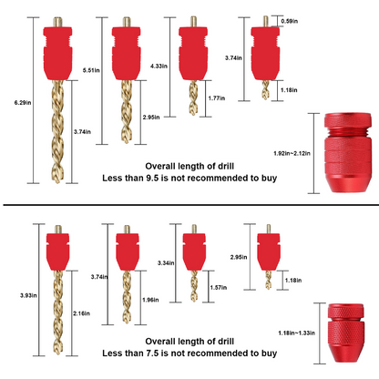 Aluminum Alloy Quick Change Drill Bit Adapter