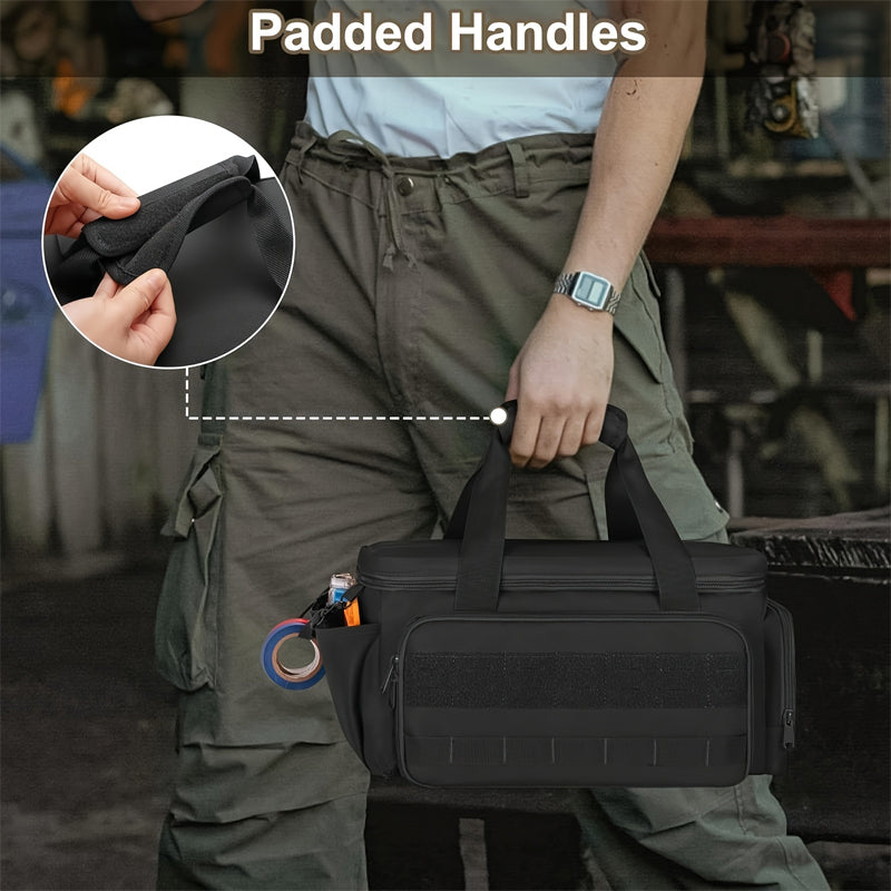 🔥🔥14-Inch Heavy-Duty Canvas Tool Bag