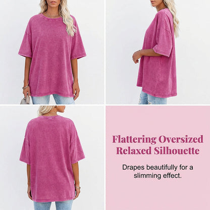 Women's Washed Vintage Oversized T-Shirt