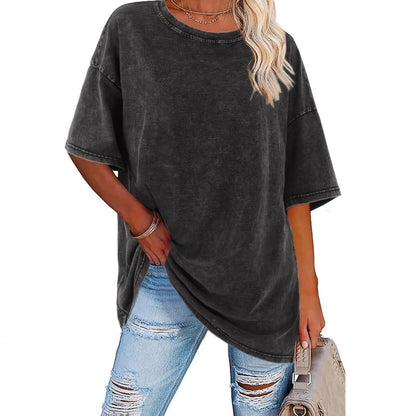Women's Washed Vintage Oversized T-Shirt