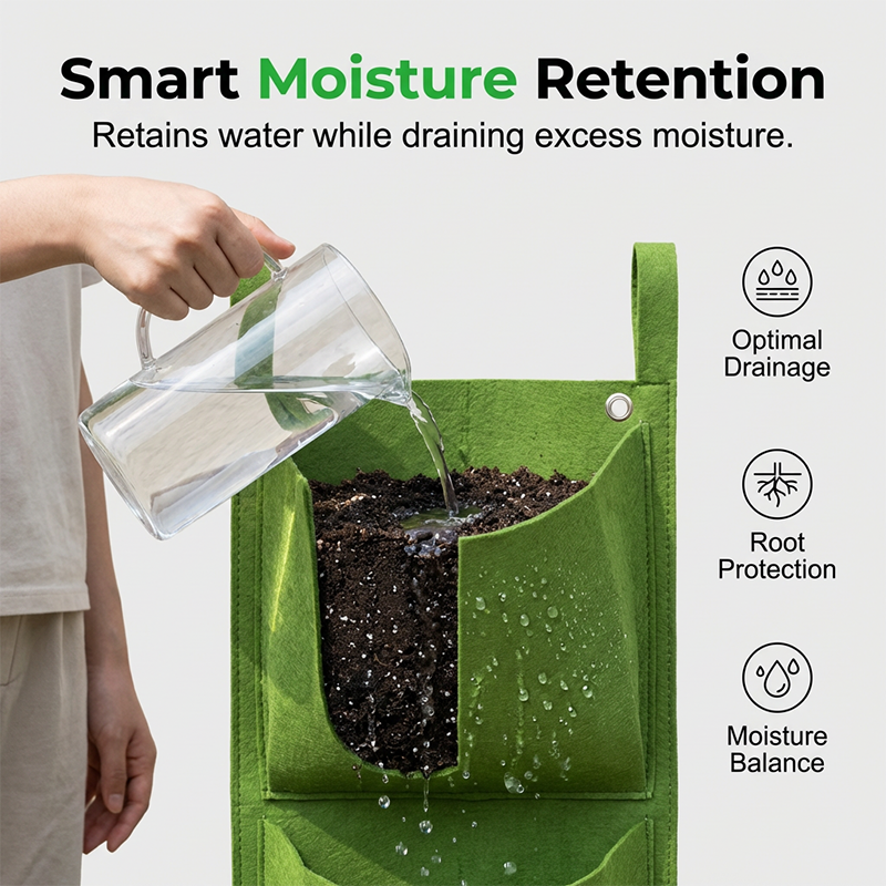 📢📢Buy 3 Get 1 Free⏰Space Saving Vertical Planter Bags🪜🌱