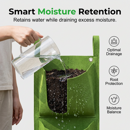 📢📢Buy 3 Get 1 Free⏰Space Saving Vertical Planter Bags🪜🌱