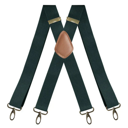📢📢50% OFF !! ⏰Men's X-Back Suspenders with Hook Clips