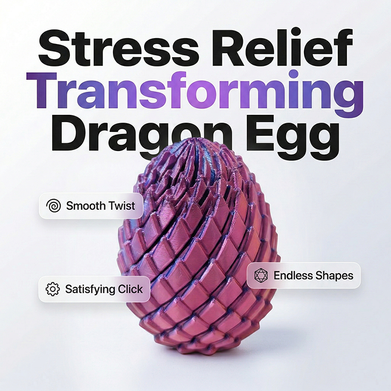 3D Printed Surprise Dragon Egg