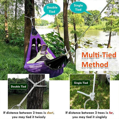 Upgraded Camping Hammock with Ropes