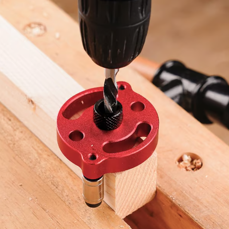 🔨  Self-Centering Dowel Jig Kit – Precision Drilling, Perfect Wood Joints Every Time ✅