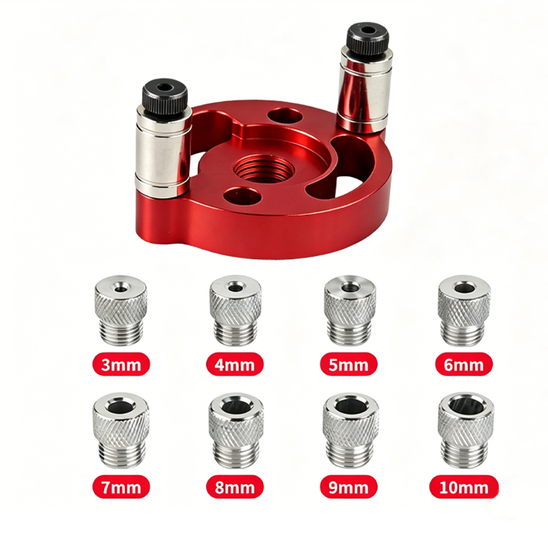 🔨  Self-Centering Dowel Jig Kit – Precision Drilling, Perfect Wood Joints Every Time ✅