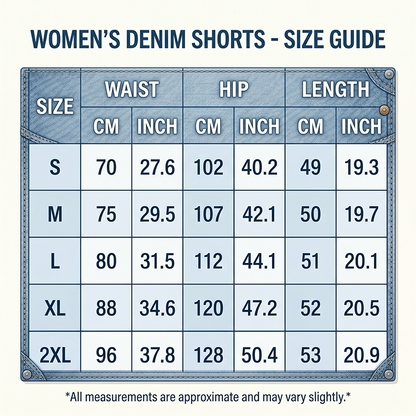 Women's Ripped High-Waist Denim Bermuda Shorts