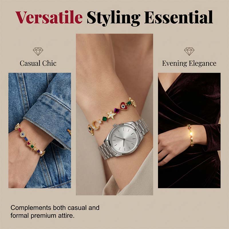 🎁New Arrival 50% OFF💥💫Whimsical Celestial Charm Bracelet✨(Free Storage Box)