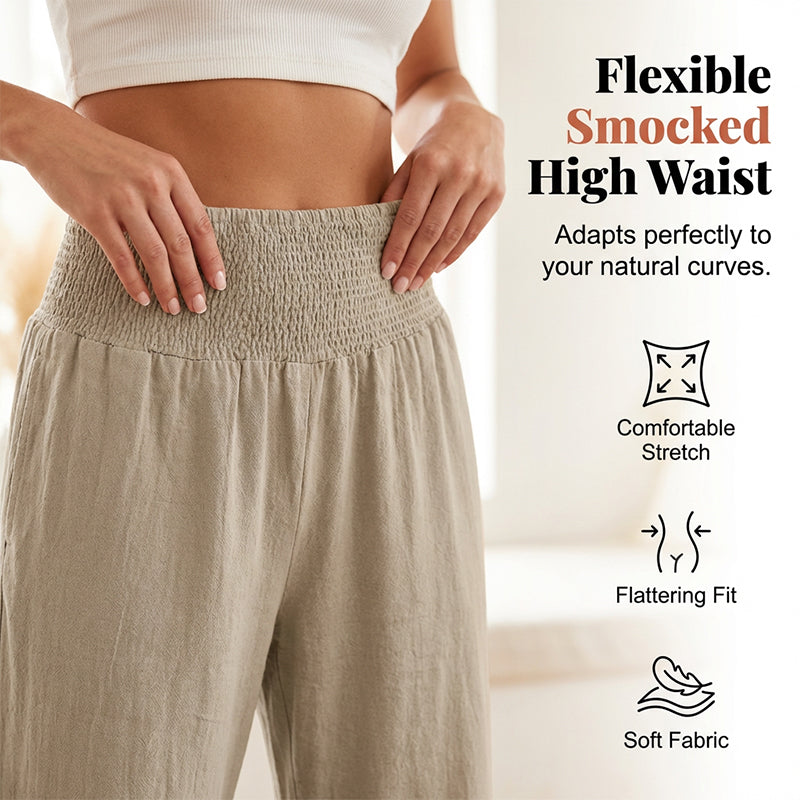 Boho Style Ruffle Trim Lounge Pants for Women