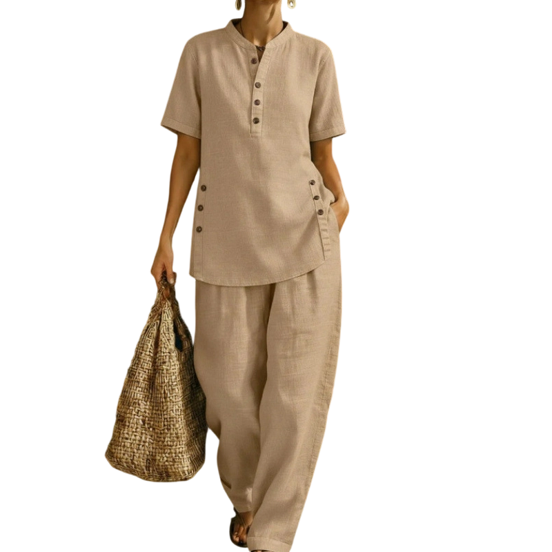 Women's Solid Lounge 2-Piece Set