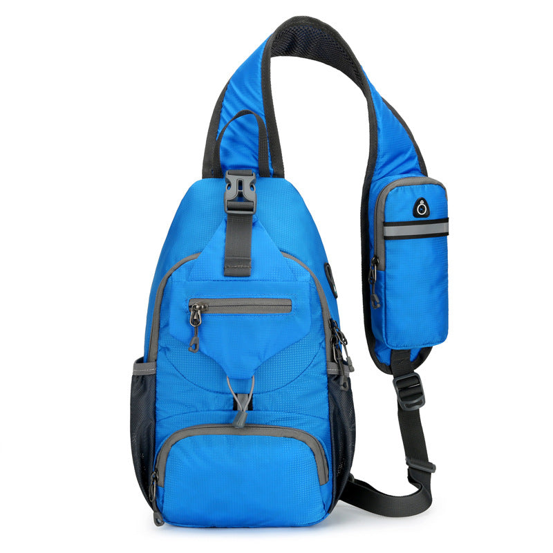 🎒 50% OFF! ✨ Men's Outdoor Sling Crossbody Bag – Multi-Pocket, Water-Resistant, Breathable Back 🌦️