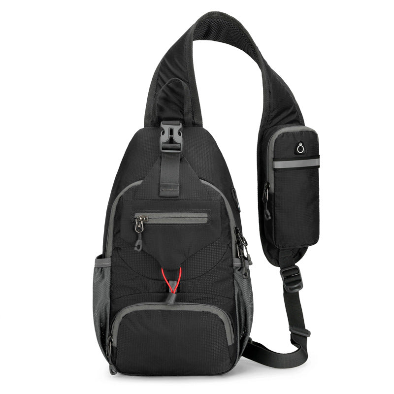 🎒 50% OFF! ✨ Men's Outdoor Sling Crossbody Bag – Multi-Pocket, Water-Resistant, Breathable Back 🌦️