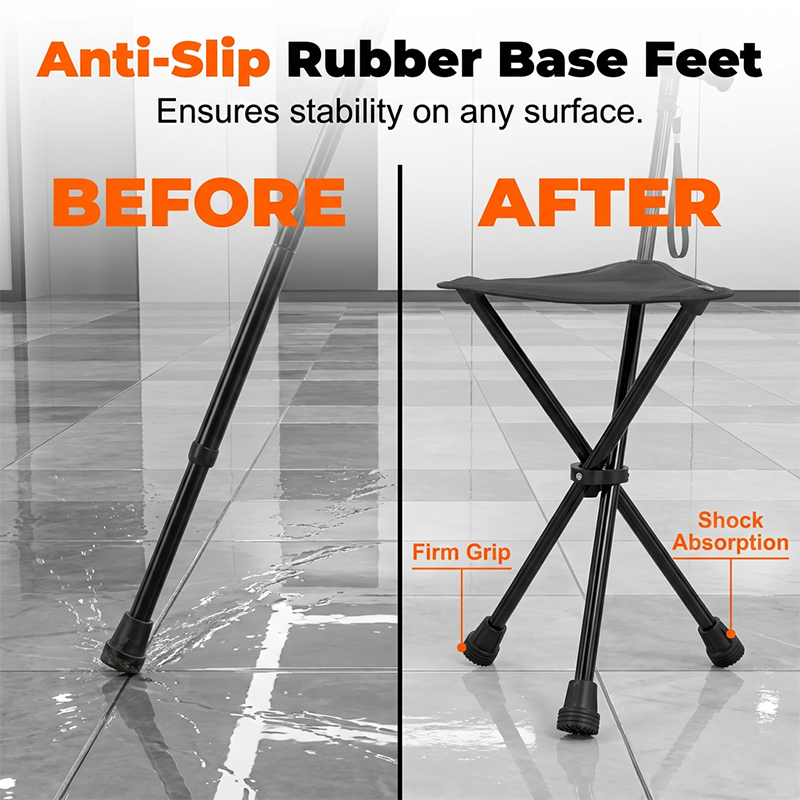 Folding Walking Cane with Seat