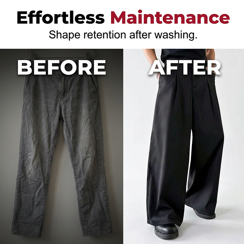 ⏳Time-Limited Special⏰Men's Classic Fit Wide-Leg Suit Trousers – Tailored cut, breathable fabric & perfect for work, weddings or formal events ✨