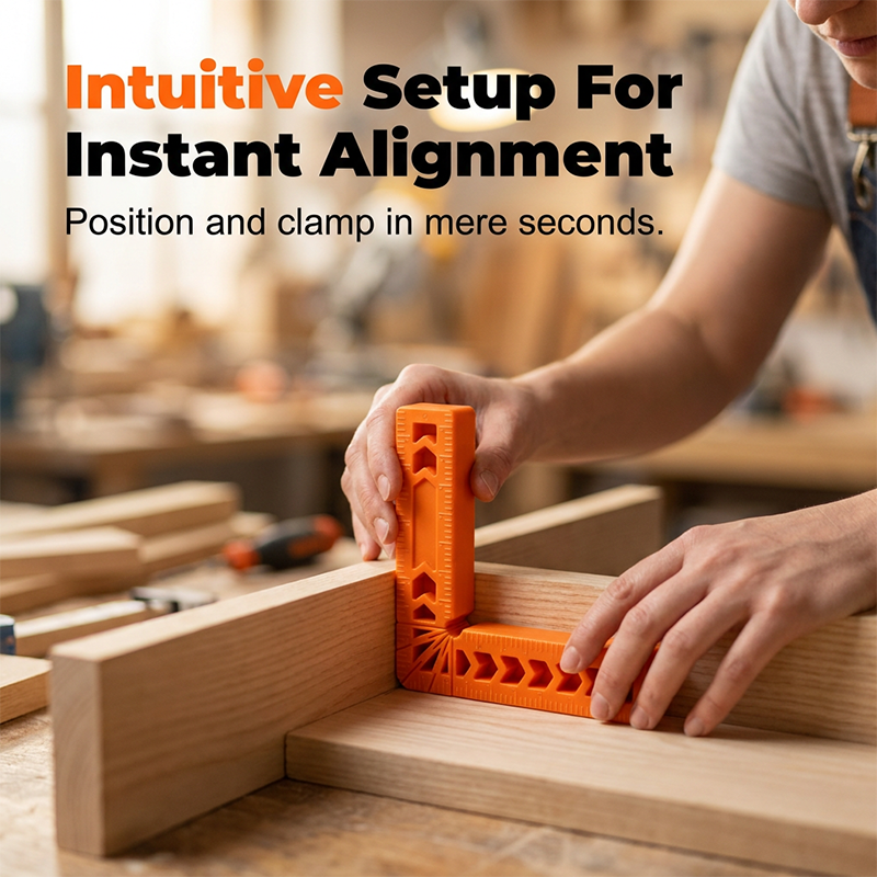 📐 90-Degree Right-Angle Carpenter's Square Set | Precise Alignment – Cash on Delivery ✅
