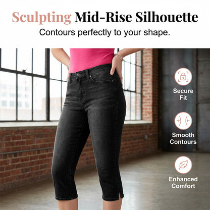 🌸 LIMITED-TIME 50% OFF! ✨Women's Stretch Denim Capri Jeans