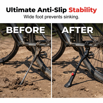 🚲🔧 Universal Adjustable Aluminum Alloy Bicycle Side Stand – Lightweight and Sturdy – Cash on Delivery ✅