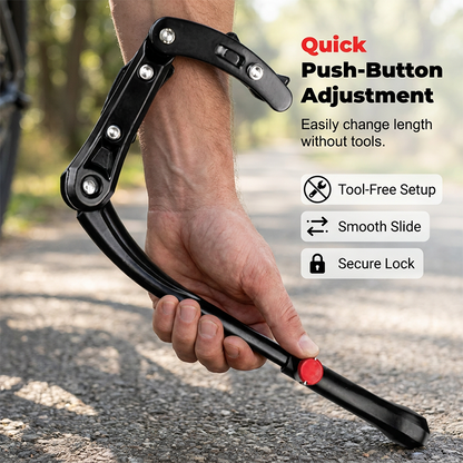 🚲🔧 Universal Adjustable Aluminum Alloy Bicycle Side Stand – Lightweight and Sturdy – Cash on Delivery ✅