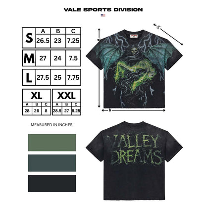 Vale Forever Grim Big Black Tee